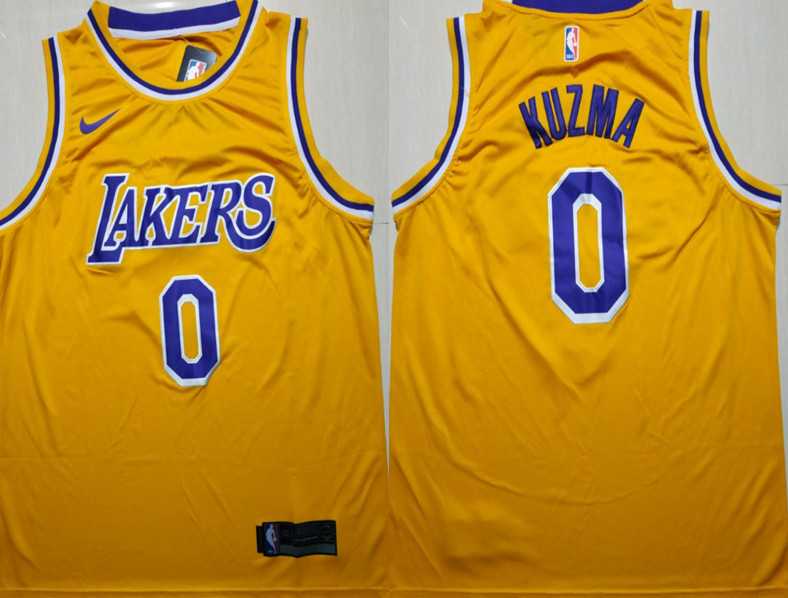Lakers 0 Kyle Kuzma Gold 2018 19 Nike Swingman Jersey,We sell and wholesale Lakers 0 Kyle Kuzma Gold 2018 19 Nike Swingman Jersey on line form chian!